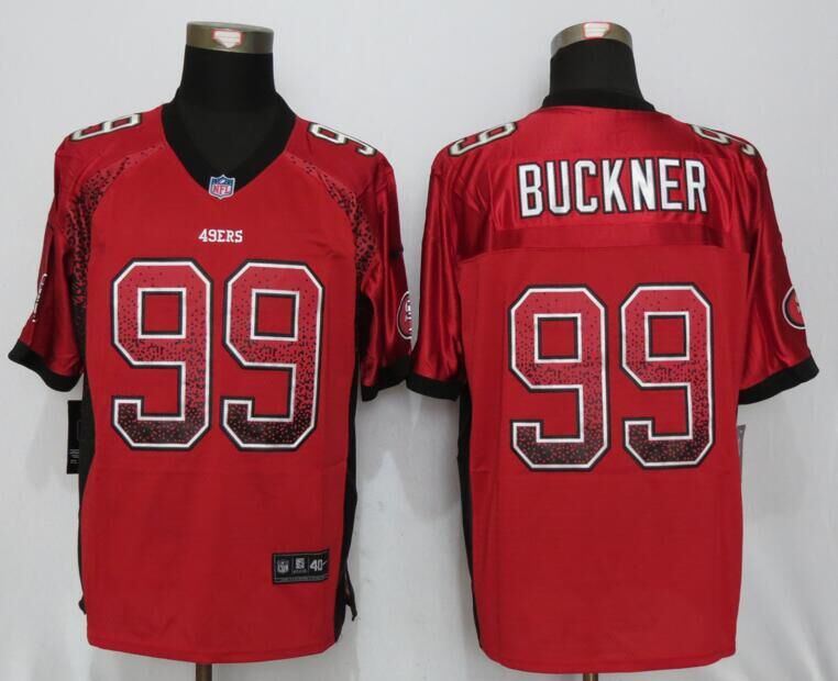 San Francisco 49ers 99 Buckner Drift Fashion Red NEW Nike Elite Jerseys